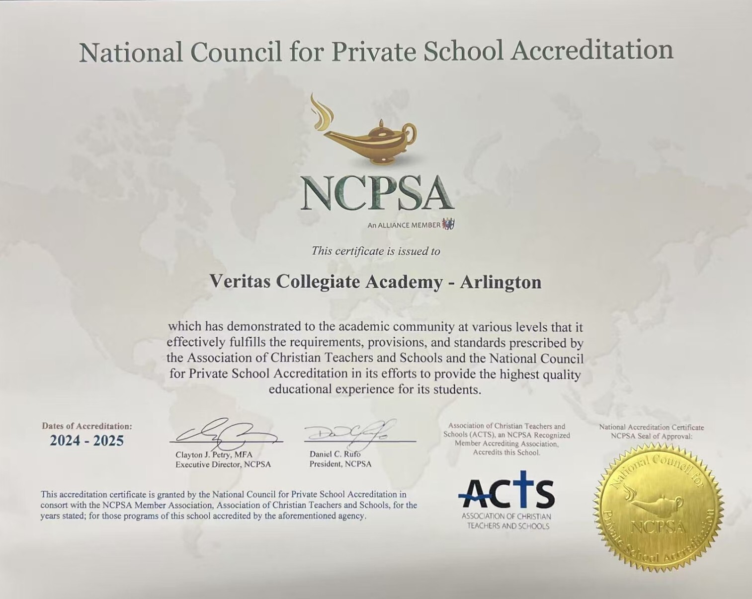 NCPSA Cert